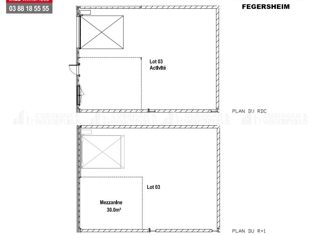 Vente activités 163 m² non divisibles