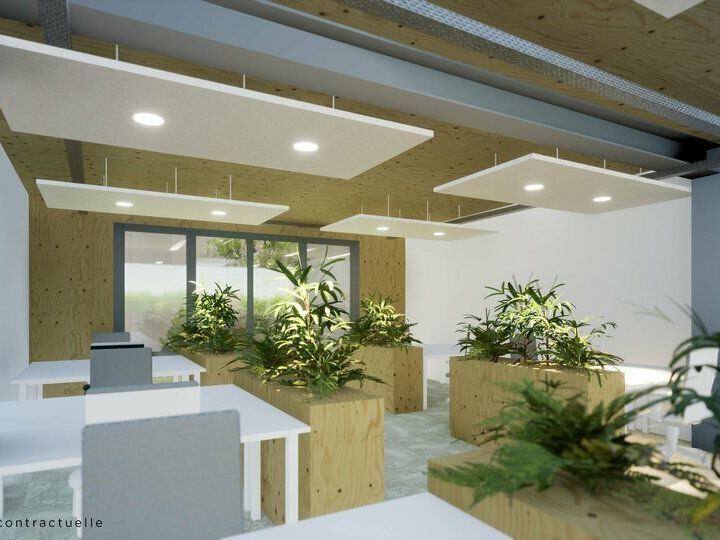 Location bureaux 362 m² non divisibles