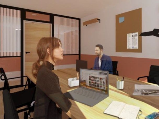 Location centre d'affaires 800 m² non divisibles