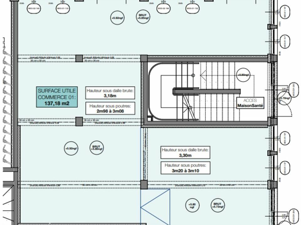 BORDEAUX ARMAGNAC SURFACES COMMERCIALES NEUVES A RESERVER EN PIED D'IMMEUBLE