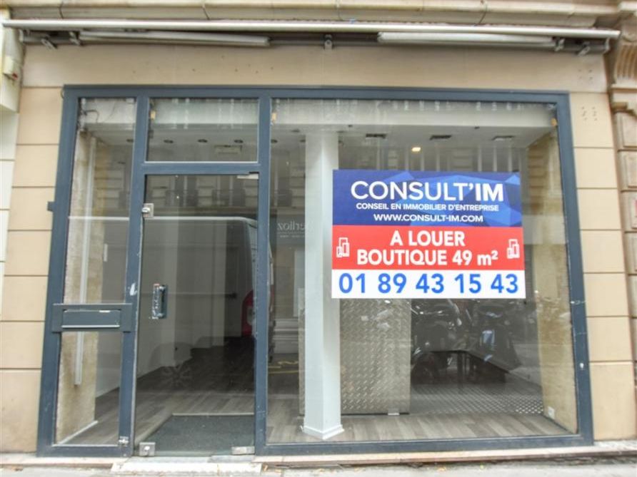 Location local commercial 49 m² non divisibles