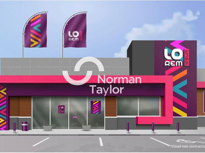 Location local commercial 400 m² non divisibles