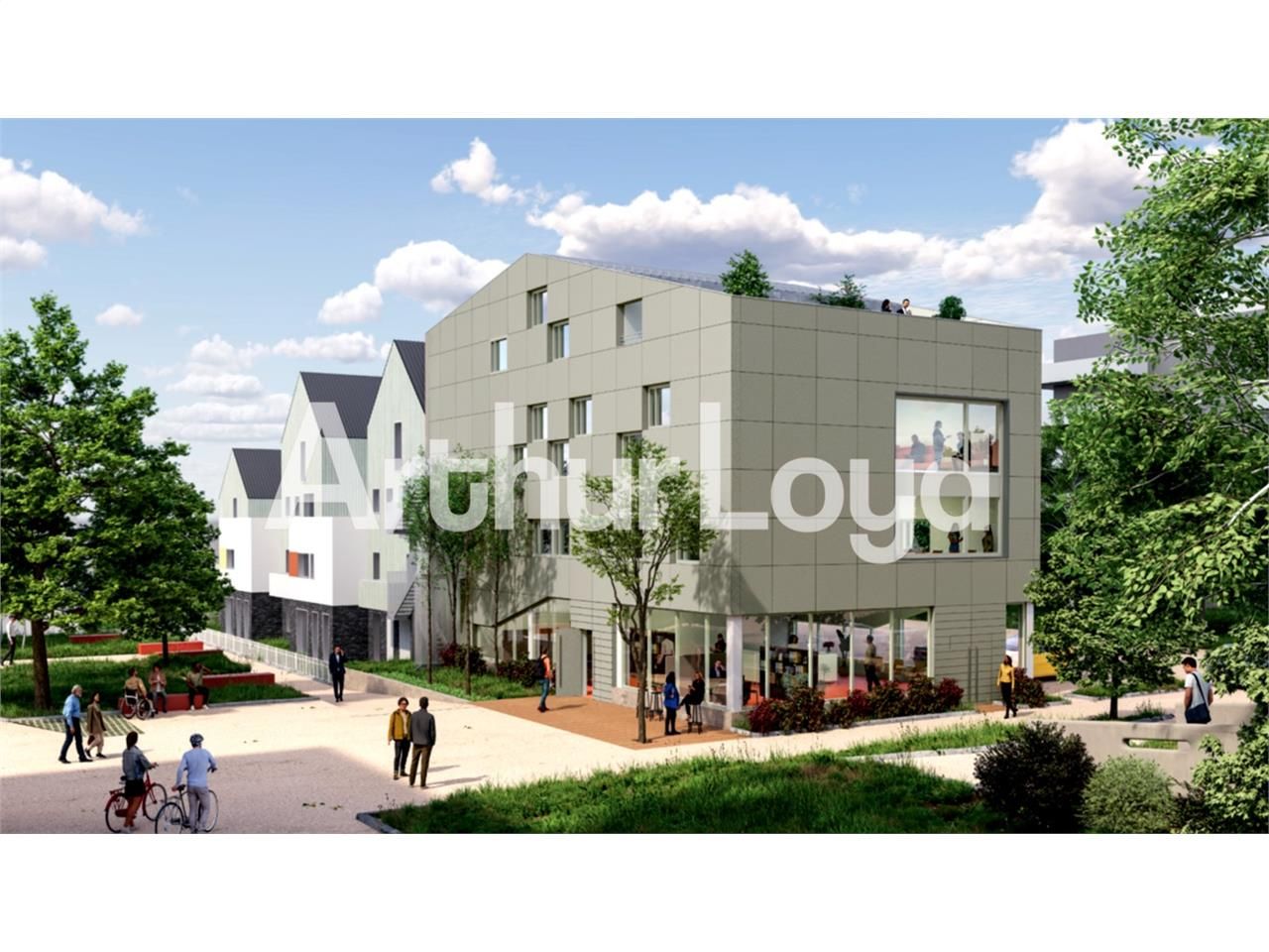 Vente bureaux 842.25 m² à HEROUVILLE SAINT CLAIR