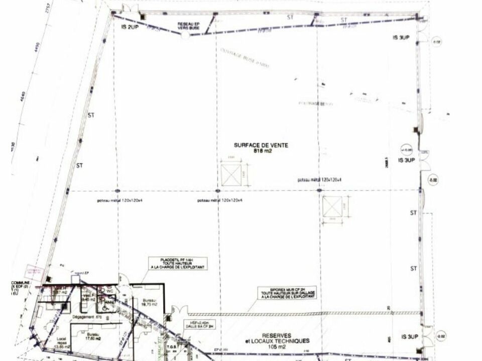 A LOUER LOCAL COMMERCIAL SUR LOUVIERS 