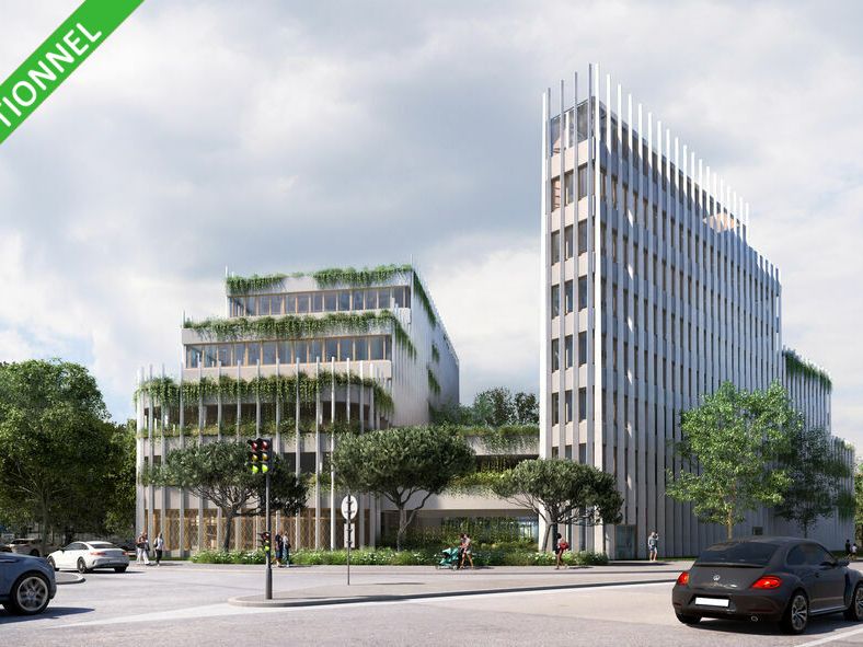 Valence basse ville, programme prestigieux de bureaux et commerce à la location.