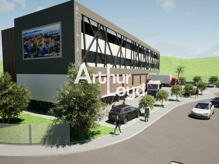 Locaux activité neufs 2424 m² à louer sur terrain clos 2182 m² - Mougins