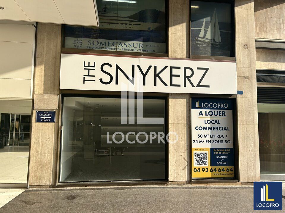 Location local commercial 75 m² non divisibles