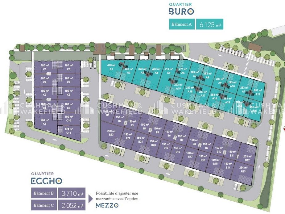Vente activités 250 m² non divisibles