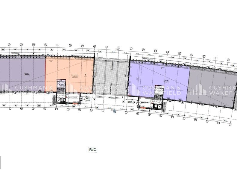Location bureaux 2889 m² divisibles à partir de 72 m²