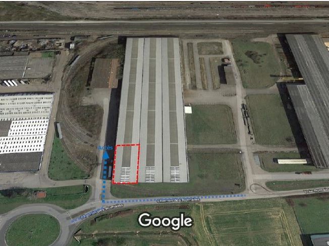 Location activites 1000.00 m² non divisibles
