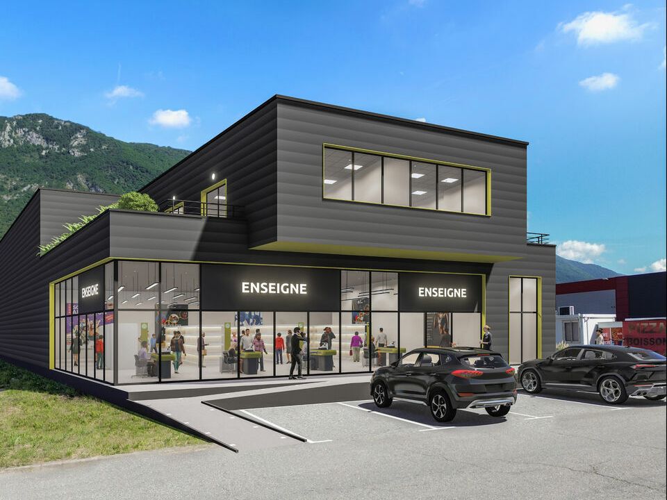 Location local commercial 366.74 m² divisibles à partir de 154.47 m²