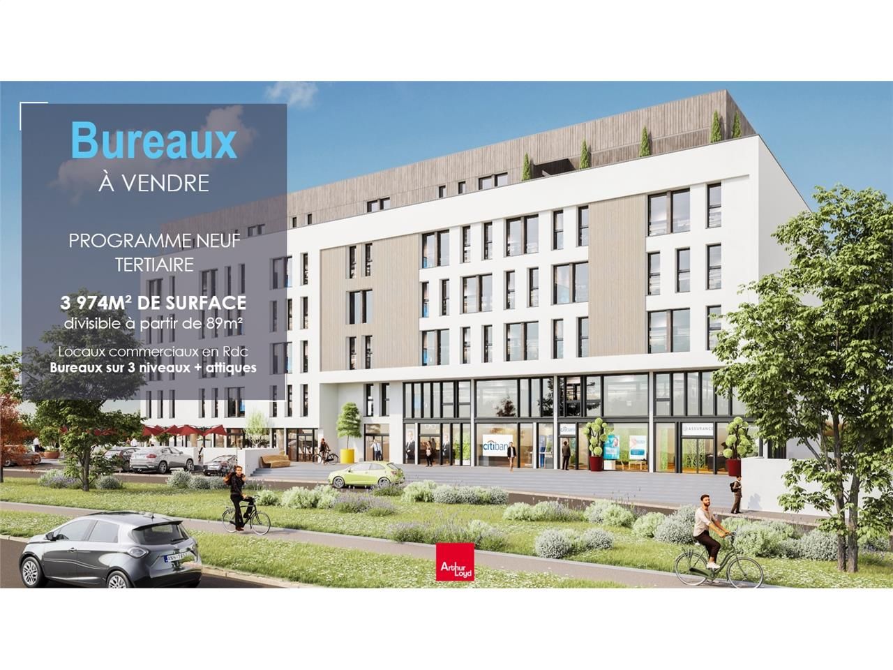 Vente bureaux 193.00 m² à FLEURY SUR ORNE
