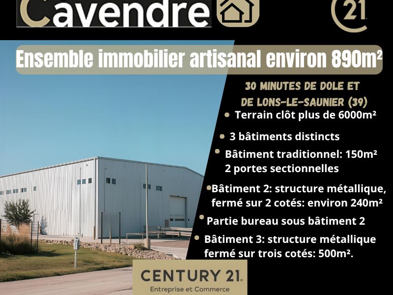 Vente local 890.00 m² à LONS LE SAUNIER