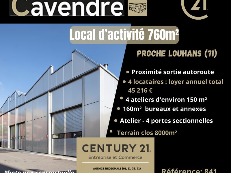 Vente local 760.00 m² à LOUHANS