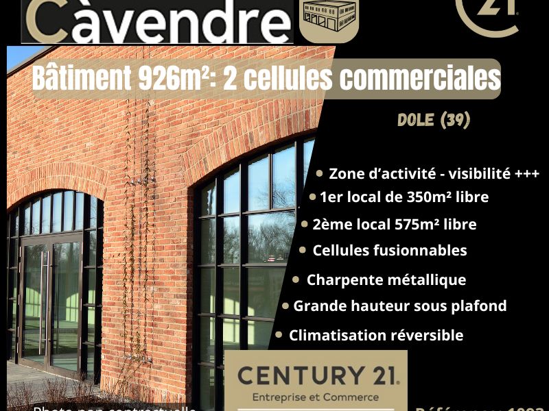 Vente local 926.00 m² à DOLE