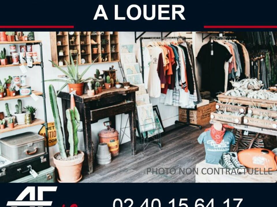 Location local commercial 50 m² non divisibles