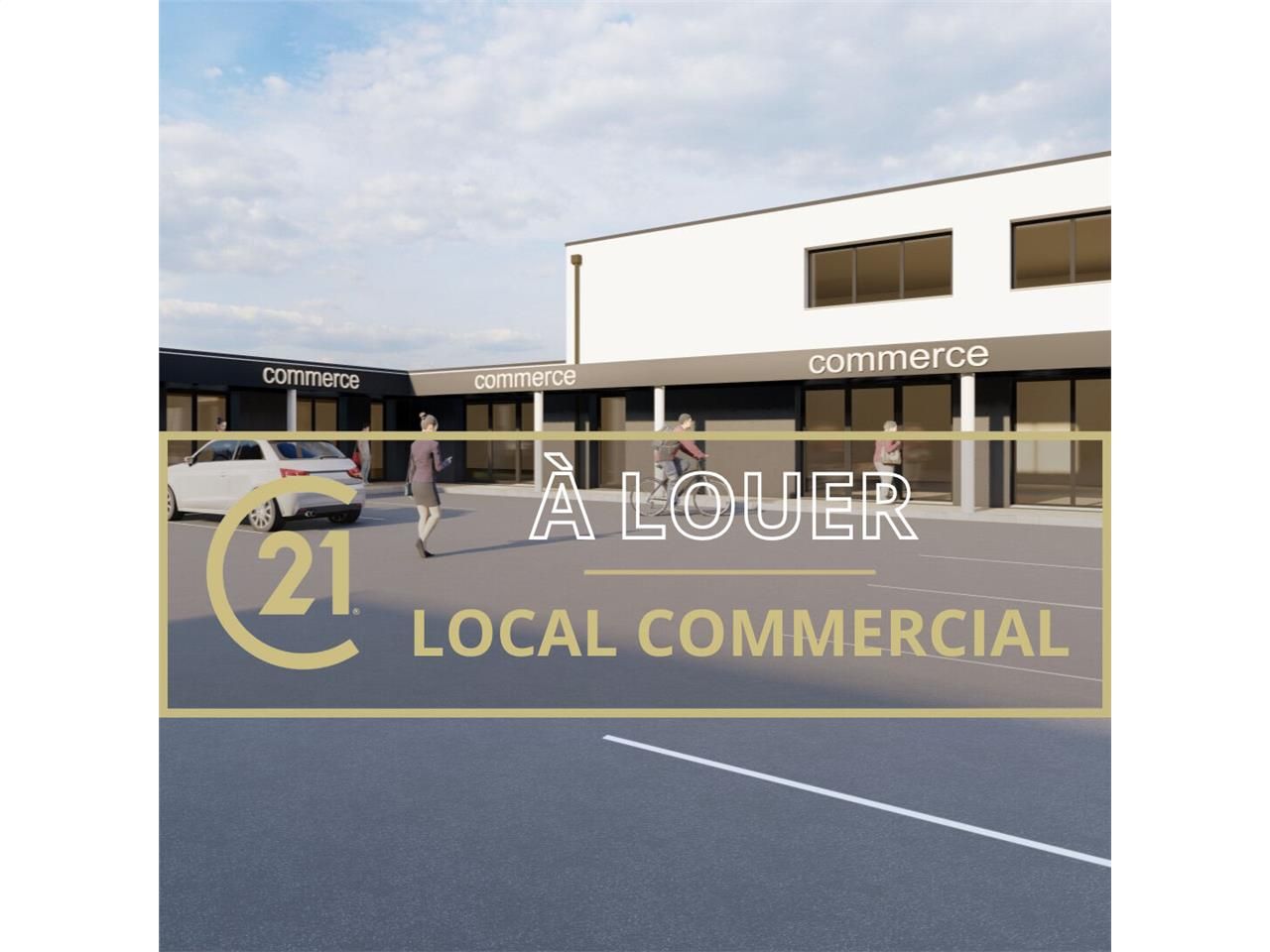 Location local commercial 196.00 m² à CAEN