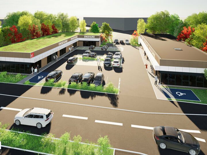 CELLULES COMMERCIALES NEUVES A LOUER - CENTRE VILLE GENLIS