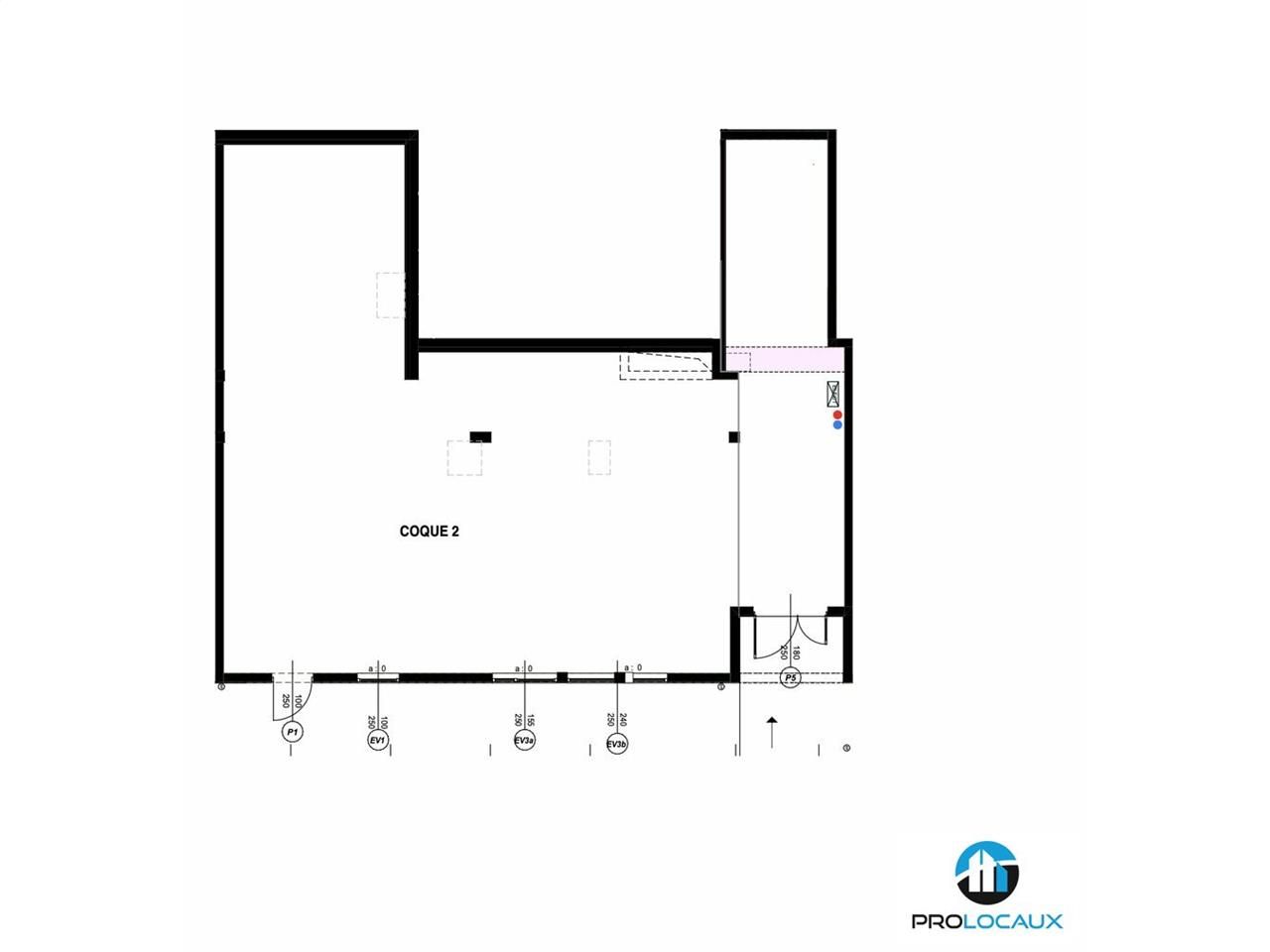 Vente local commercial 144.9 m² non divisibles