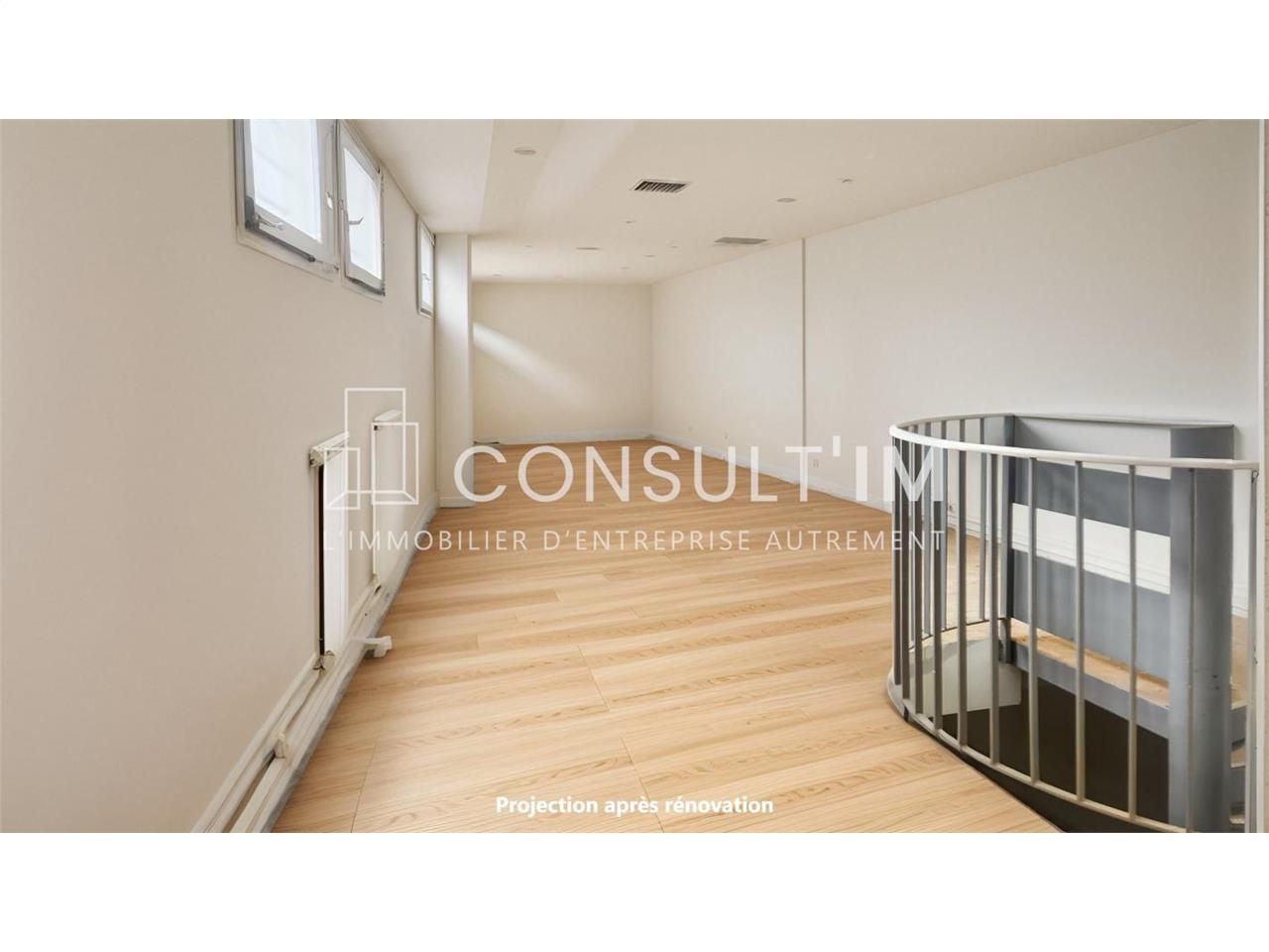 Location Bureaux 94 m² non divisibles