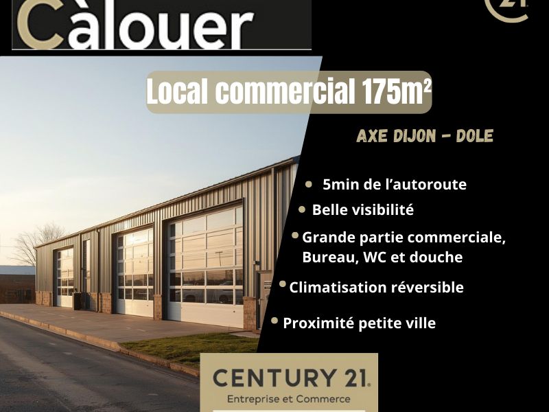 Location local commercial 175.00 m² à AUXONNE
