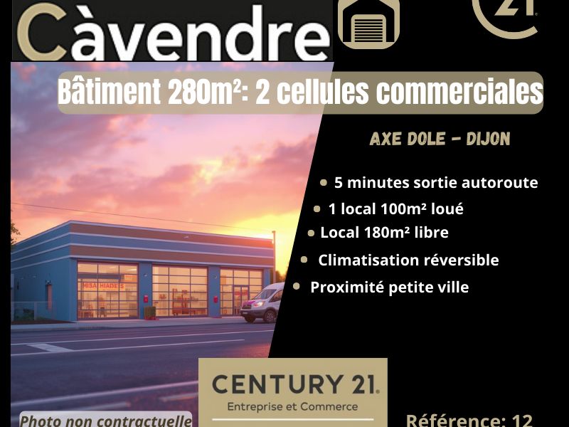 Vente local commercial 277.00 m² à AUXONNE