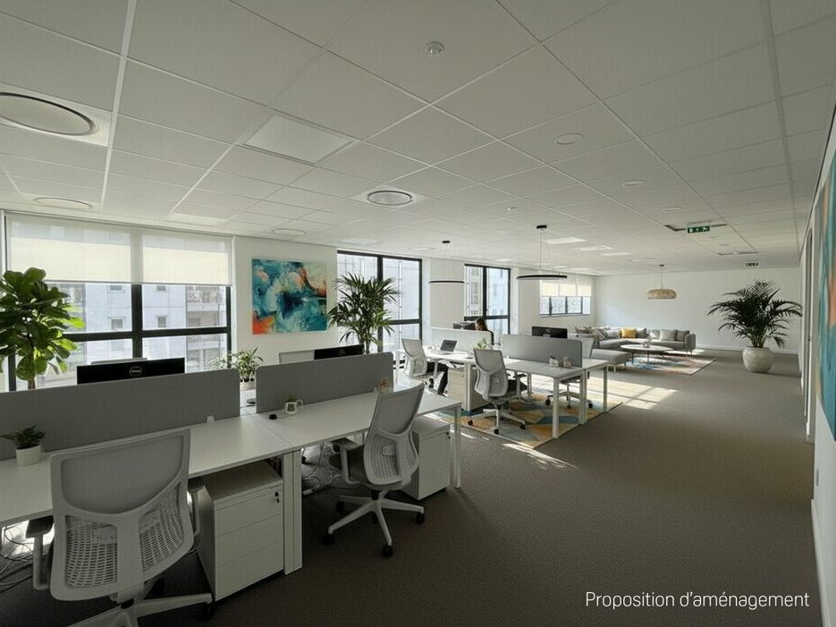 Location bureaux 112.44 m² non divisibles