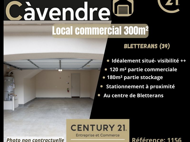 Vente local commercial 300.00 m² à BLETTERANS