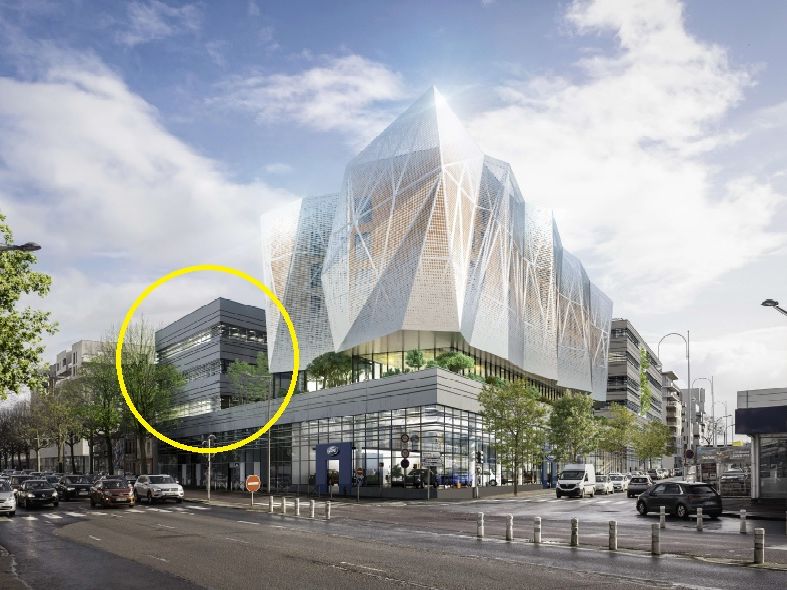 Vente bureaux 1270 m² divisibles à partir de 212 m²