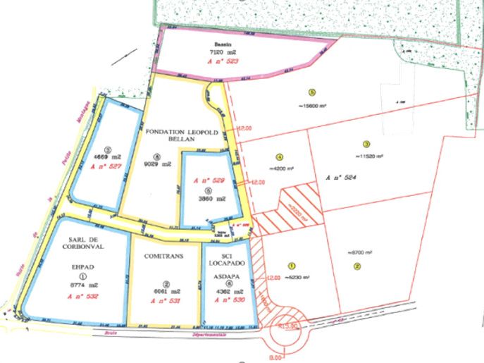 Vente terrain 47470 m² divisibles à partir de 3800 m²