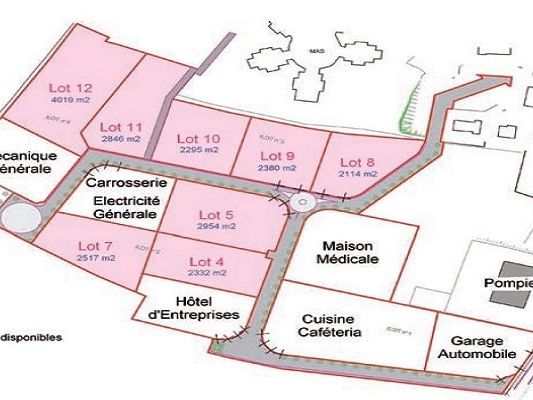 Vente terrain 4000 m² divisibles à partir de 2000 m²