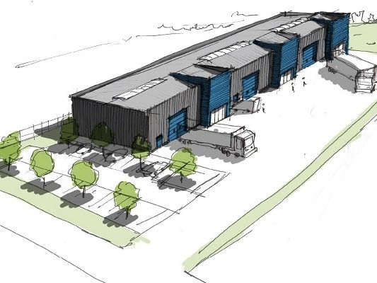 Location entrepôts 613 m² non divisibles