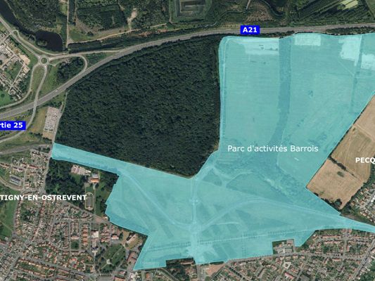 Vente terrain 220000 m² divisibles à partir de 2000 m²