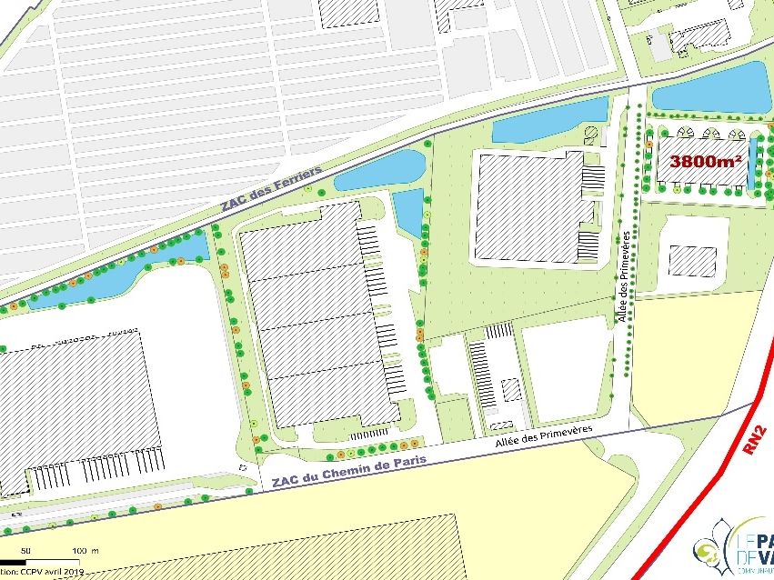 Vente entrepôts 3741 m² divisibles à partir de 181 m²