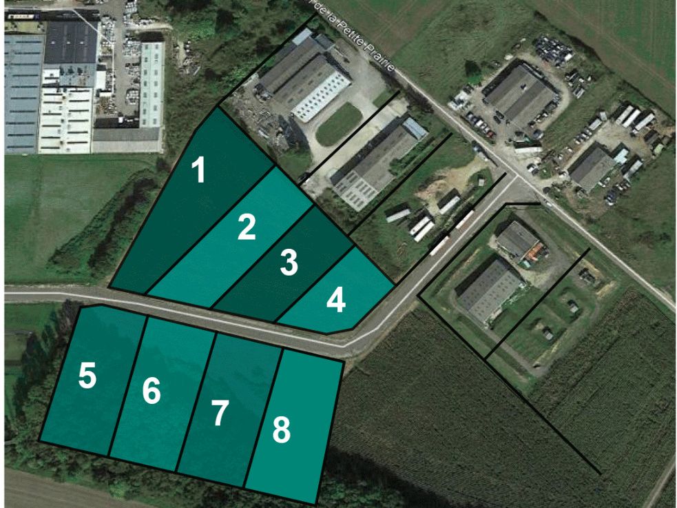 Vente terrain 3045 m² divisibles à partir de 1840 m²