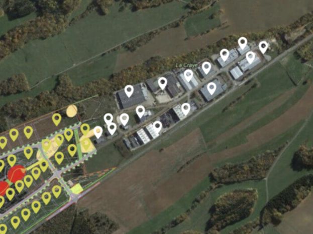 Location terrain 72000 m² divisibles à partir de 2800 m²