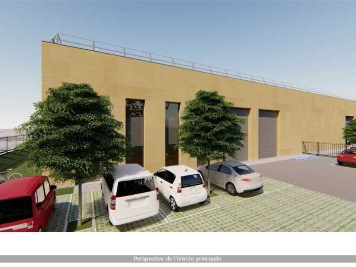 Location entrepôts 1407 m² non divisibles