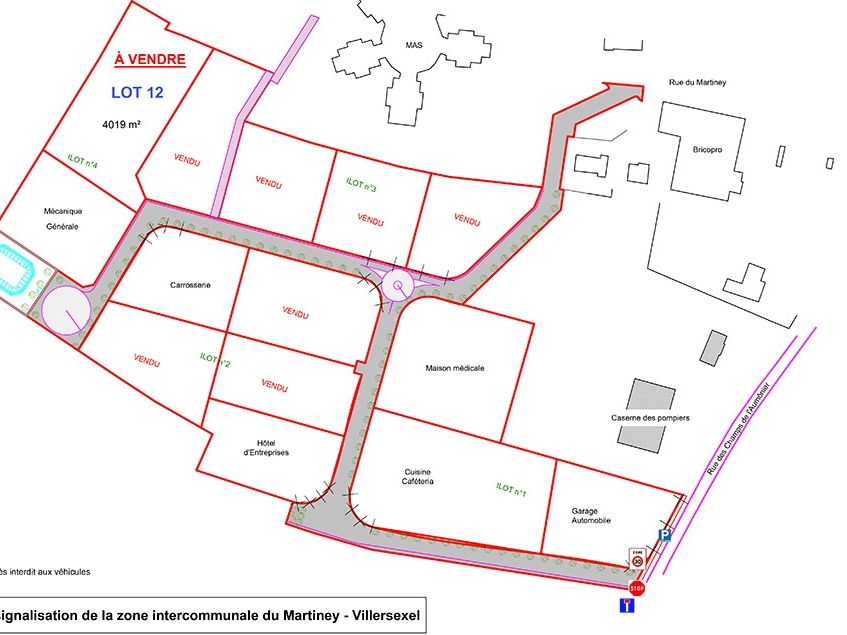 Vente terrain 4019 m² non divisibles