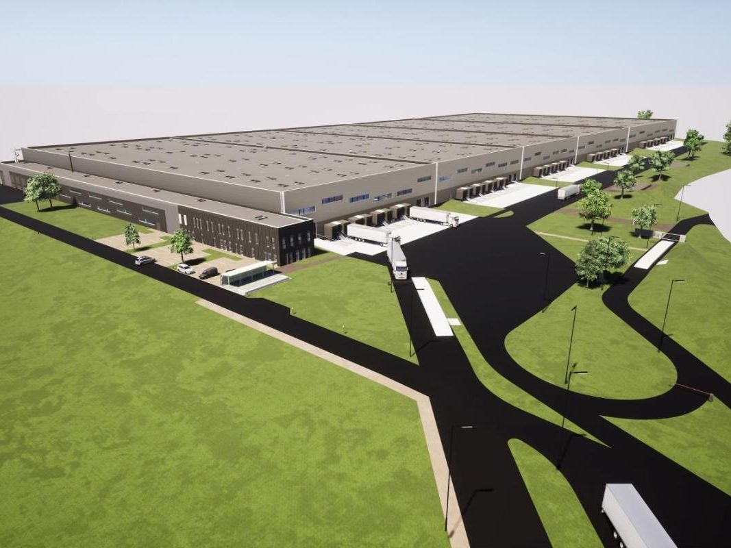 Location entrepôts 12650 m² non divisibles