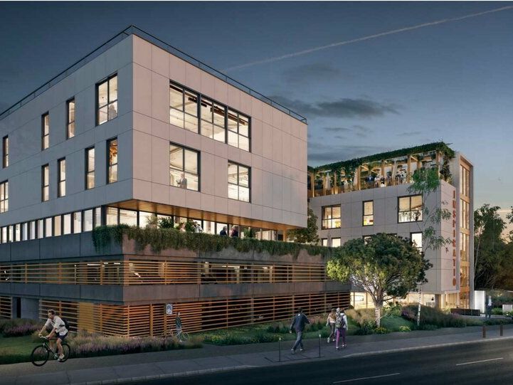 A Pessac à l'entrée d'Europarc, un immeuble neuf à usage de bureaux proposé à la vente