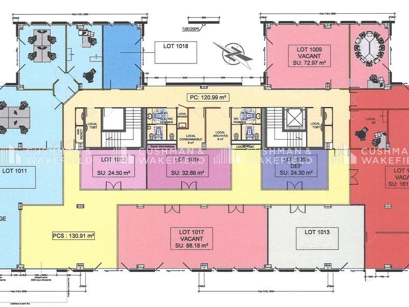 Location activités 379 m² divisibles à partir de 134 m²