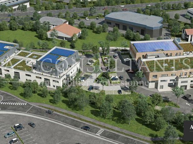 A VENDRE, ANNECY-SEYNOD (74600) - programme neuf - 5 lots à usage de bureaux, de 475 m² à 1280 m² environ - prix à partir de 1 138 800,00 € HT, honoraires en sus du prix de vente (6 % HT).   