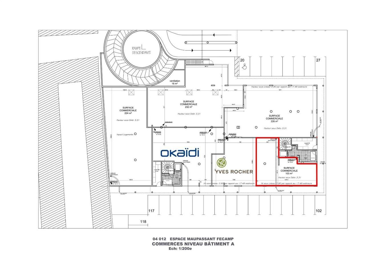 103 m² dispo à Fécamp