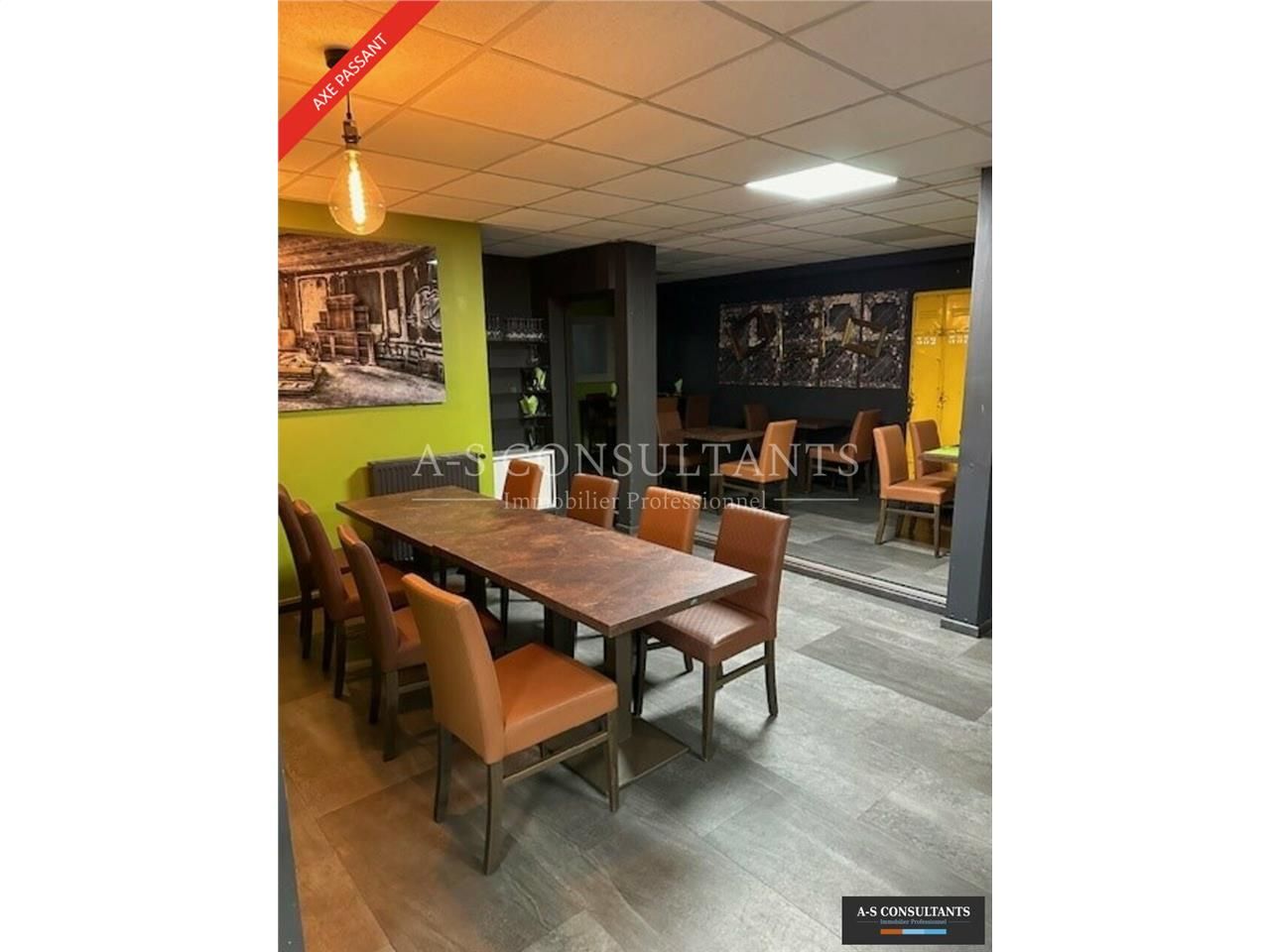 Cession fonds de commerce 200 m² non divisibles