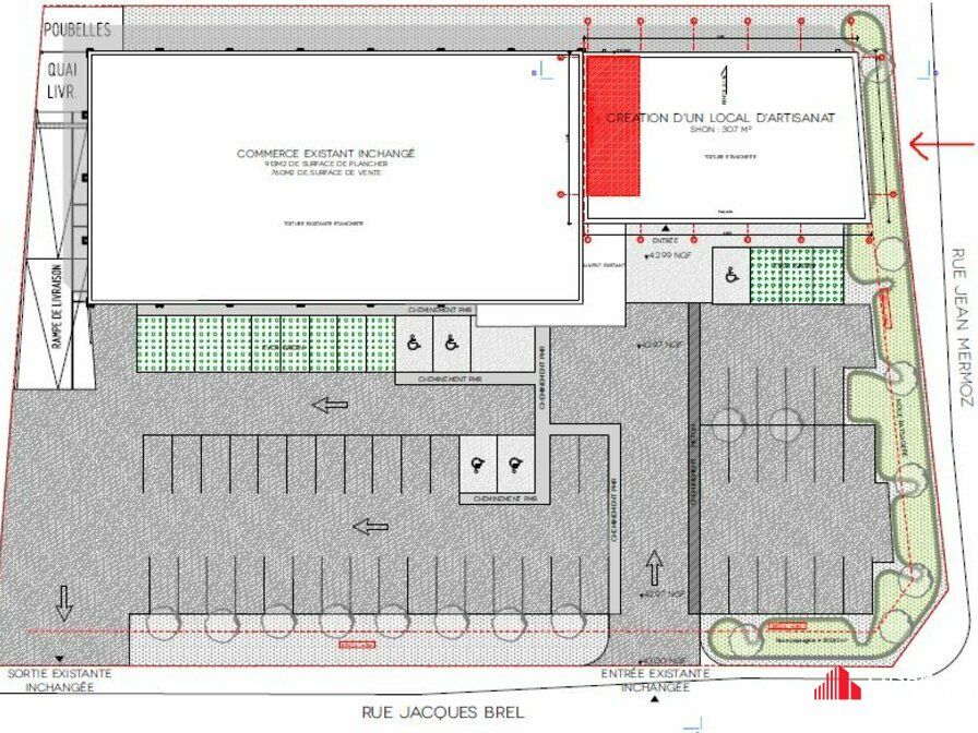 LE HAILLAN SHOWROOM A LOUER