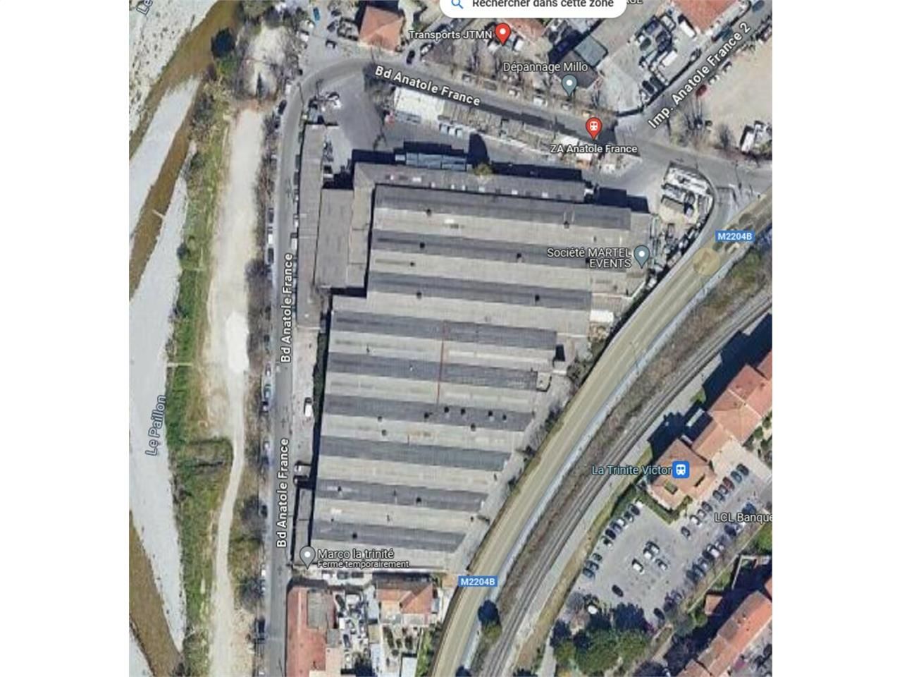 Vente local d''activites 14000 m² non divisibles