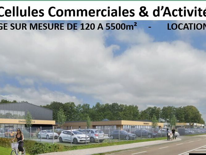 Cellule d'activité neuves de 120m² à 3000m² 