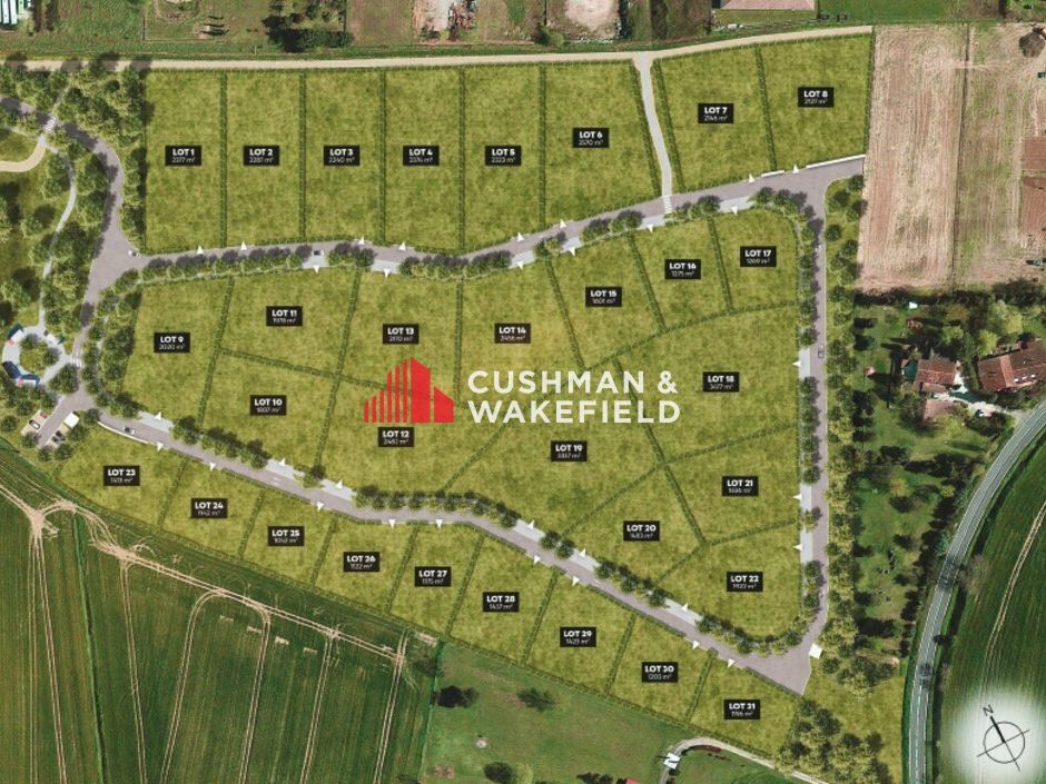 Vente terrain 1978 m² non divisibles