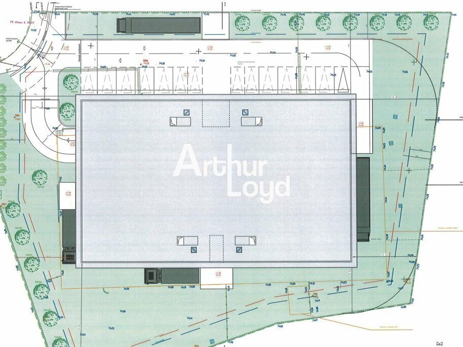 Location local d''activites 4500 m² divisibles à partir de 1500 m²