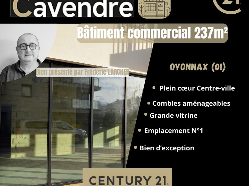 Vente local 237.00 m² à OYONNAX